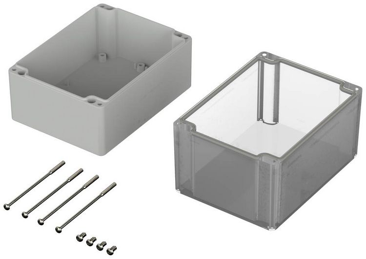 Produktbild: Bopla EUROMAS M 246 G 02246100 Industrie-Geh&auml;use 160 x 120 x 140 Polycarbonat Lichtgrau (RAL 7035) 1 St.