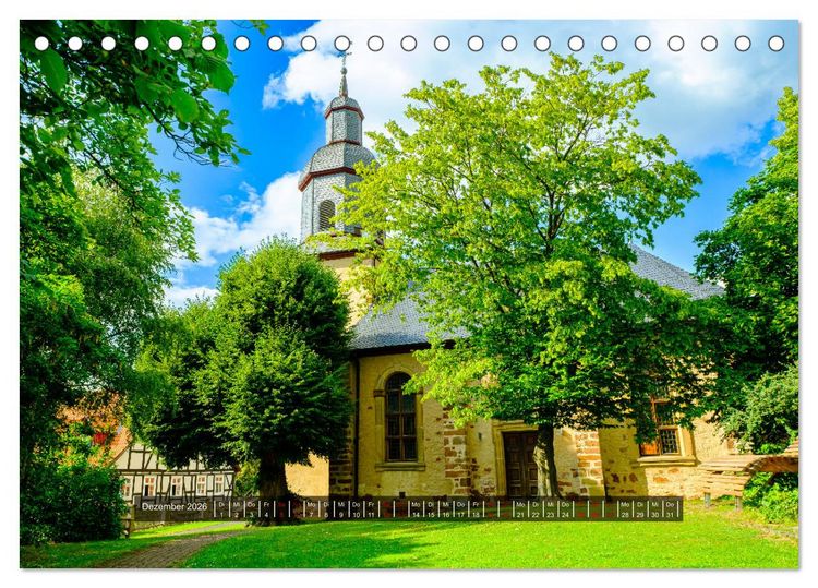 Produktbild: Bad Wildungen, Kurstadt mit Herz (Tischkalender 2026 DIN A5 quer), CALVENDO Monatskalender