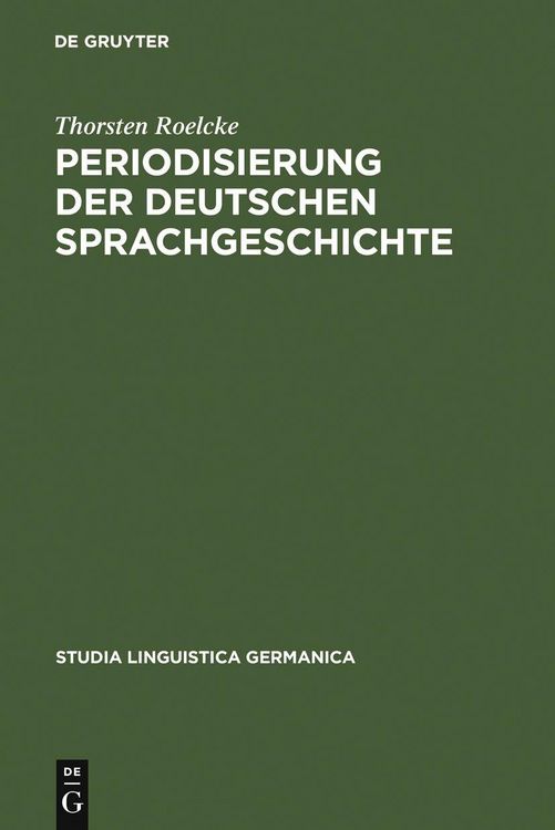 Produktbild: Periodisierung der deutschen Sprachgeschichte