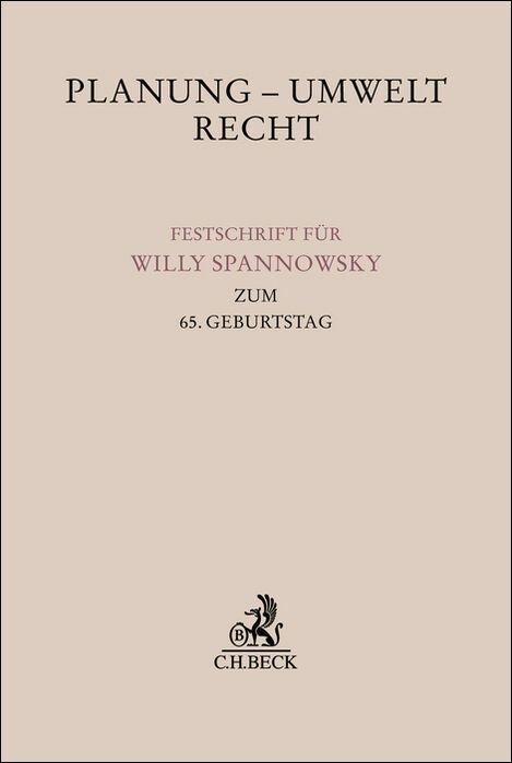 Produktbild: Planung - Umwelt - Recht