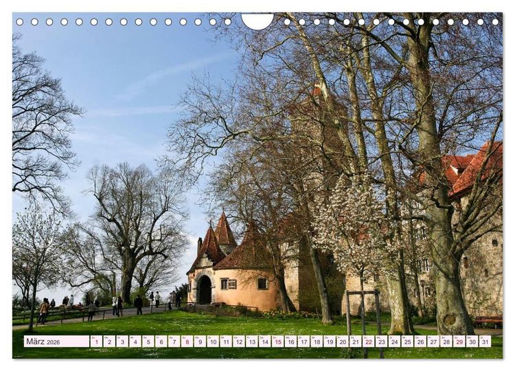 Produktbild: Romantisches Rothenburg ob der Tauber (Wandkalender 2026 DIN A4 quer), CALVENDO Monatskalender