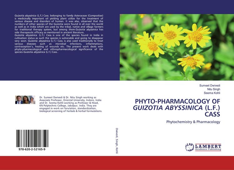 Produktbild: Phyto-Pharmacology Of Guizotia Abyssinica (l.F.) Cass