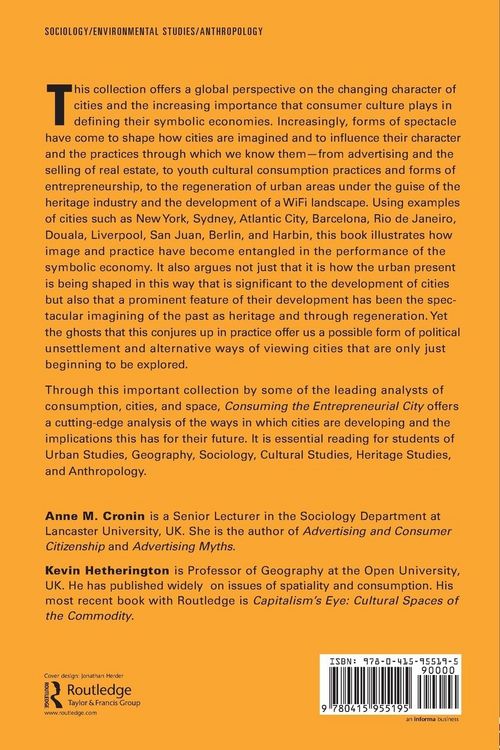 Produktbild: Consuming the Entrepreneurial City