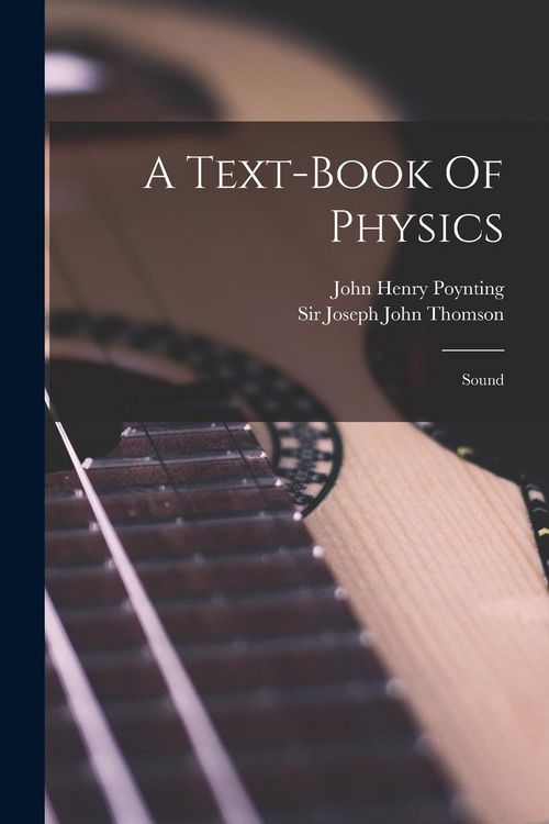 Produktbild: A Text-book Of Physics: Sound