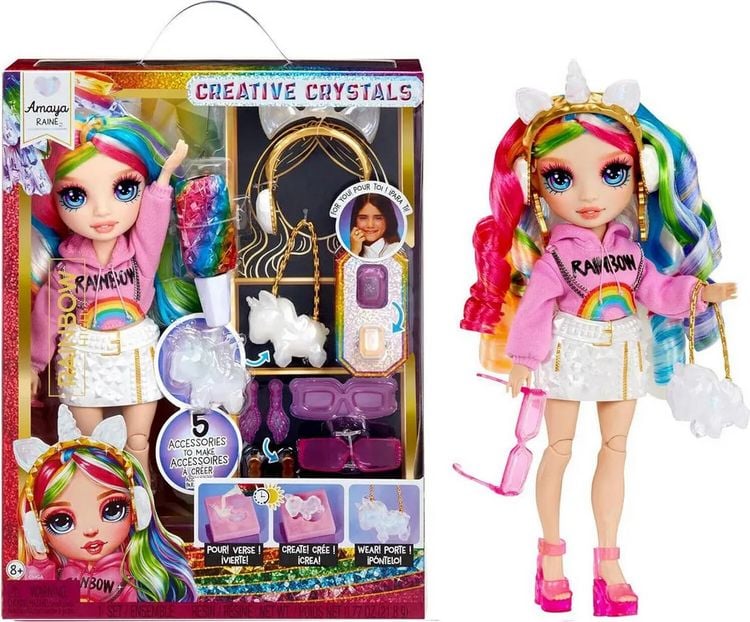 Produktbild: Rainbow High Creative Crystals Fashion Doll- Amaya