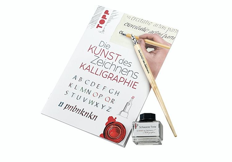 Produktbild: Kreativ-Set Die Kunst des Zeichnens Kalligraphie