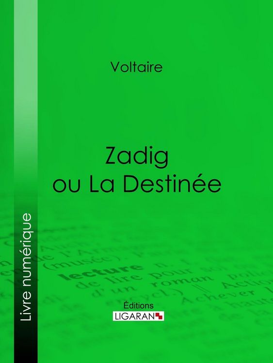 Produktbild: Zadig ou La Destin&eacute;e