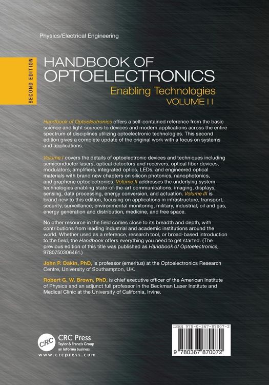 Produktbild: Handbook of Optoelectronics