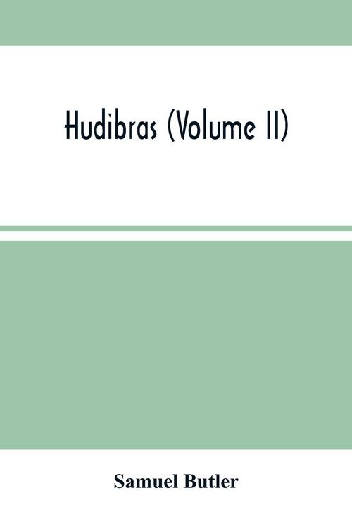 Produktbild: Hudibras (Volume Ii)