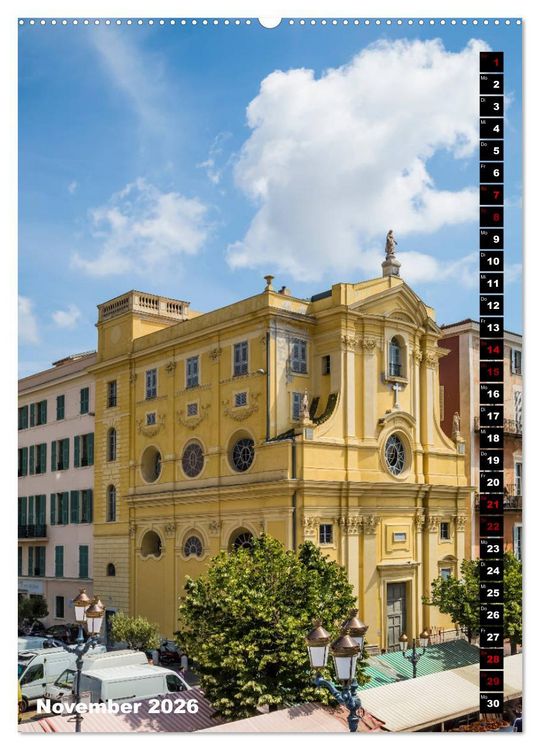 Produktbild: Idyllisches Nizza (hochwertiger Premium Wandkalender 2026 DIN A2 hoch), Kunstdruck in Hochglanz