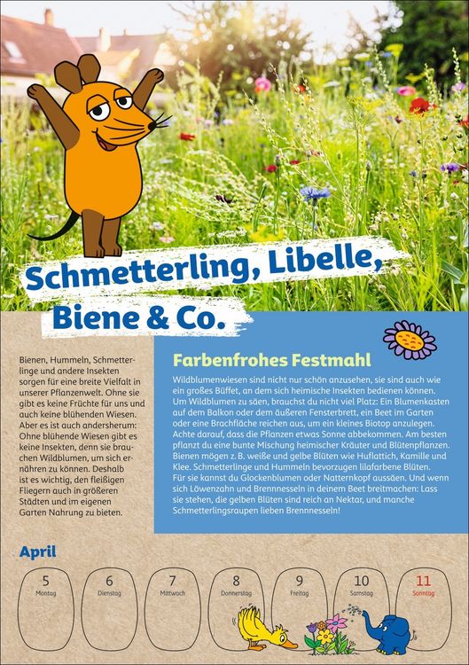Produktbild: Sch&uuml;tze die Erde mit der Maus Kalender 2027 - Wochenplaner