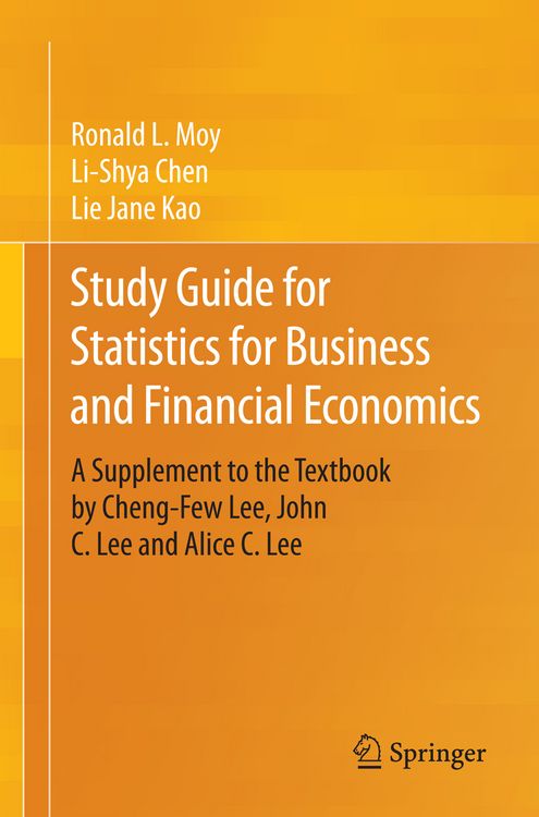 Produktbild: Study Guide for Statistics for Business and Financial Economics
