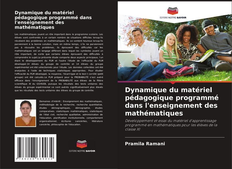 Produktbild: Dynamique du mat&eacute;riel p&eacute;dagogique programm&eacute; dans l'enseignement des math&eacute;matiques
