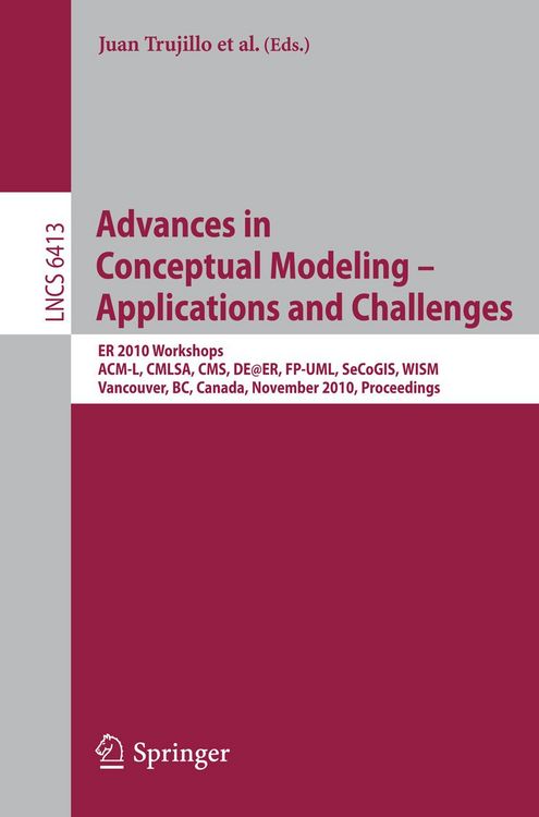 Produktbild: Advances in Conceptual Modeling - Applications and Challenges