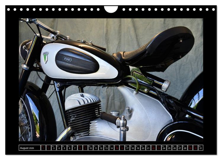 Produktbild: DKW RT 175 - Ein Motorrad der Auto Union (Wandkalender 2026 DIN A4 quer), CALVENDO Monatskalender