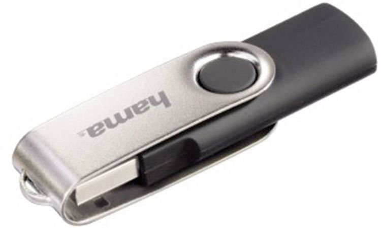 Produktbild: Hama Rotate USB-Stick 16GB Schwarz 94175 USB-A (USB 2.0)