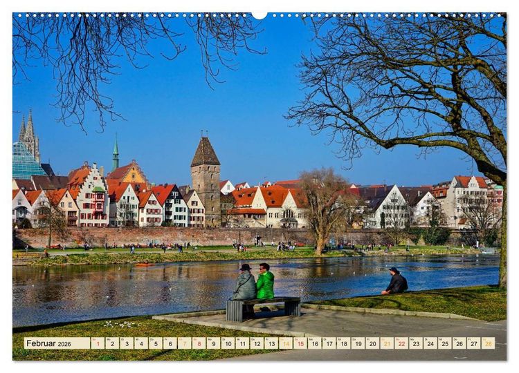 Produktbild: B&uuml;hne frei f&uuml;r Ulm an der Donau (hochwertiger Premium Wandkalender 2026 DIN A2 quer), Kunstdruck in Hochglanz