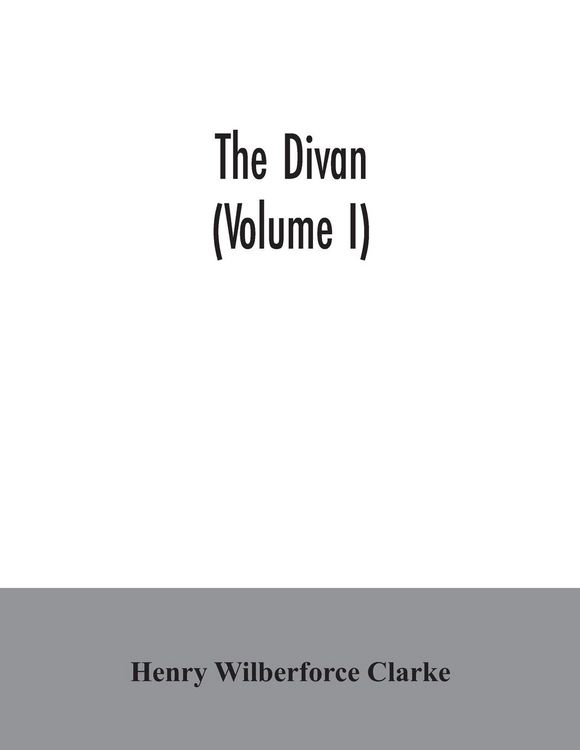 Produktbild: The Divan (Volume I)