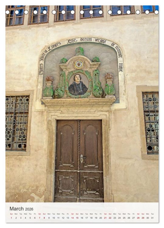 Produktbild: Martin Luther. Town of Lutherstadt Eisleben - hometown of the great Reformer (Desk Calendar 2026 DIN A5 portrait), CALVENDO 12 Month DeskCalendar
