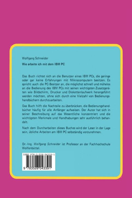 Produktbild: Wie arbeite ich mit dem IBM PC