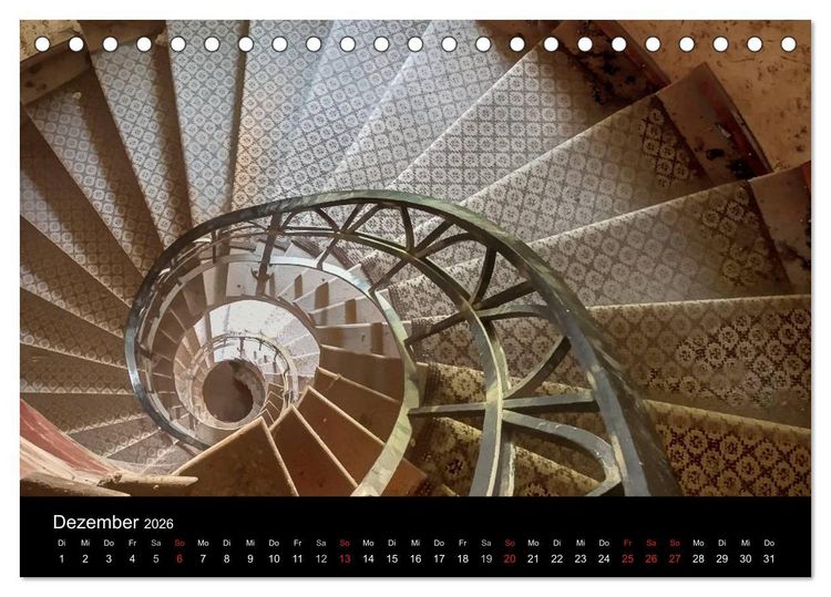 Produktbild: Faszination Treppen (Tischkalender 2026 DIN A5 quer), CALVENDO Monatskalender