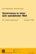 Produktbild: Governance in einer sich wandelnden Welt