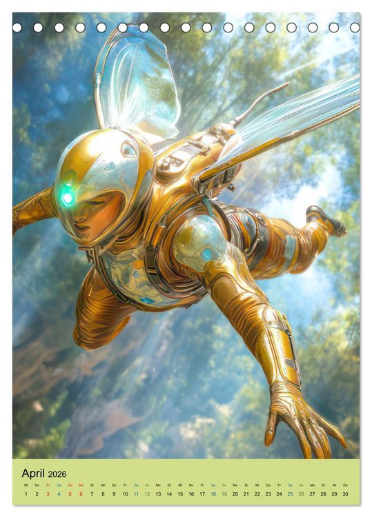 Produktbild: Helden der Fantasie Science-Fiction (Tischkalender 2026 DIN A5 hoch), CALVENDO Monatskalender
