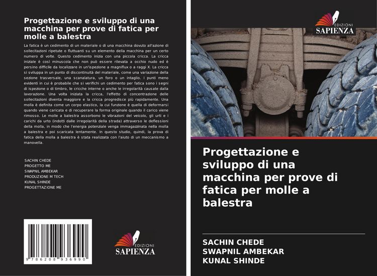 Produktbild: Progettazione e sviluppo di una macchina per prove di fatica per molle a balestra