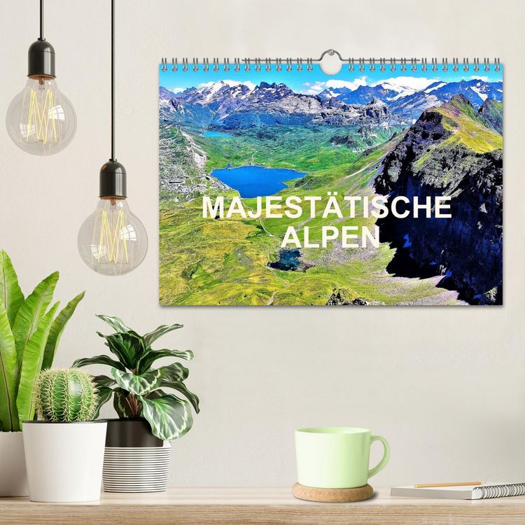 Produktbild: Majest&auml;tische Alpen (Wandkalender 2026 DIN A4 quer), CALVENDO Monatskalender