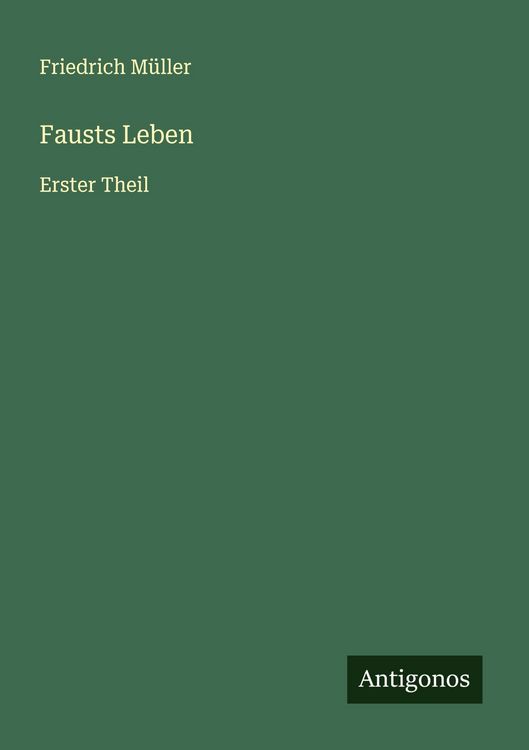 Produktbild: Fausts Leben
