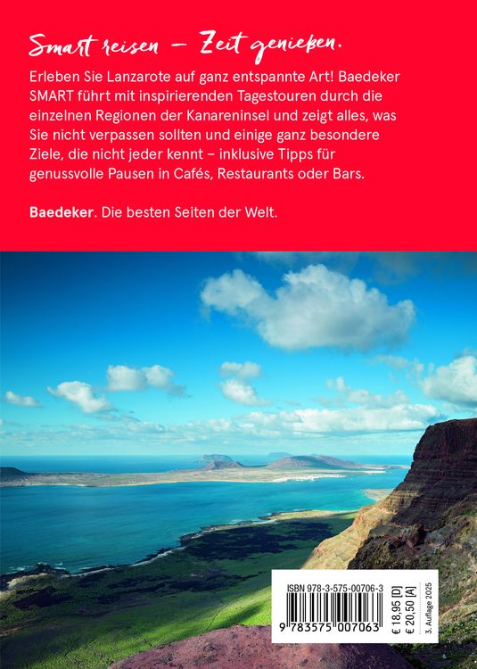 Produktbild: Baedeker SMART Reiseführer Lanzarote