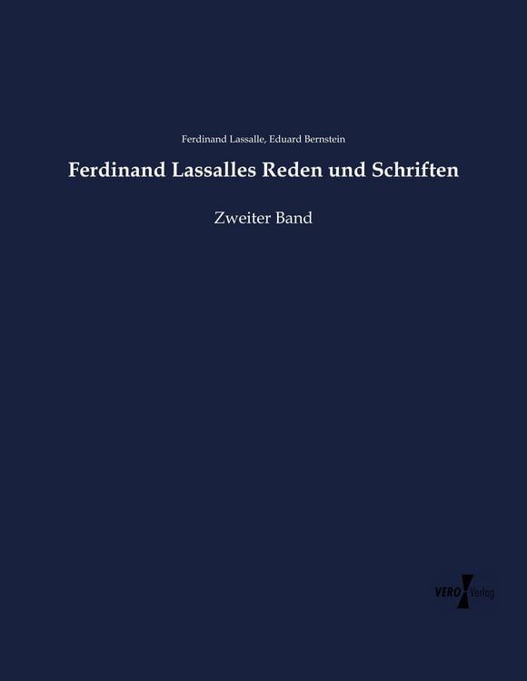 Produktbild: Ferdinand Lassalles Reden und Schriften
