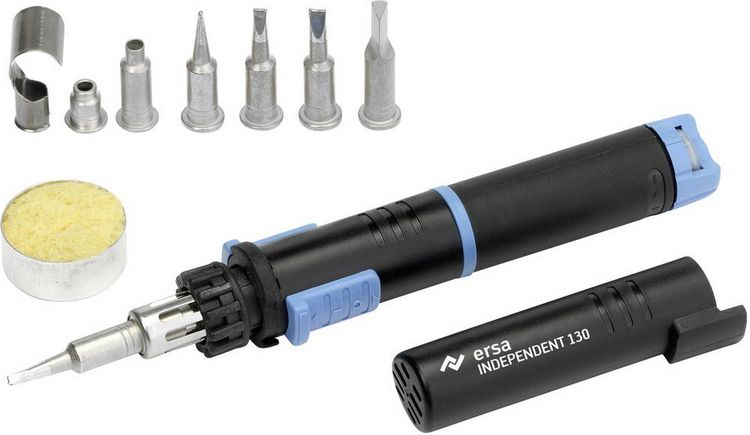 Produktbild: Ersa Independent 130 Profi-set Gasl&ouml;t-Set +580 &deg;C 120 min inkl. L&ouml;tspitze, inkl. Piezoz&uuml;nder 1 St.