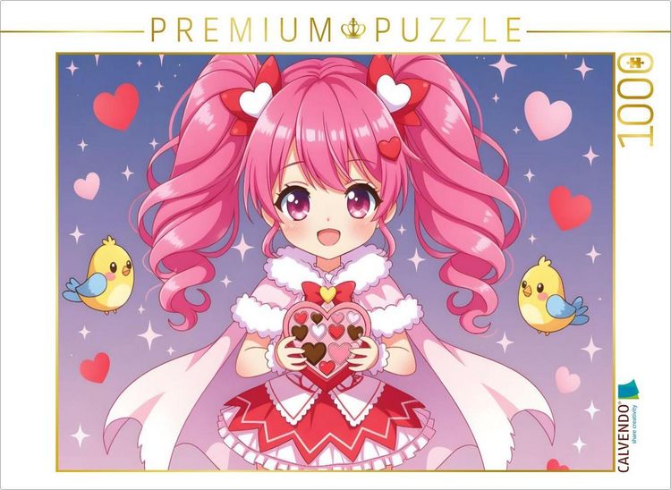 Produktbild: CALVENDO Puzzle Valentinstag | 1000 Teile Lege-Gr&ouml;&szlig;e 64x48cm Foto-Puzzle f&uuml;r gl&uuml;ckliche Stunden