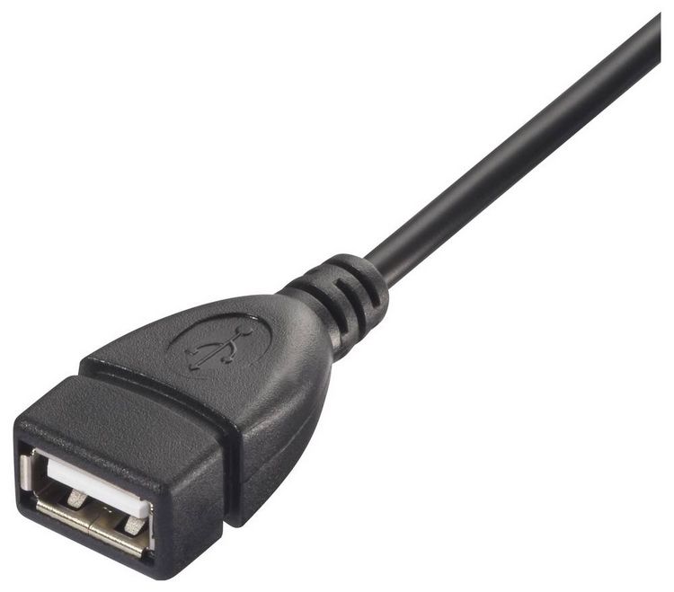Produktbild: Renkforce USB 2.0 Adapterkabel [1x USB 2.0 Buchse A - 1x Klemmanschluss] RF-6443968 30 cm PVC-Mantel