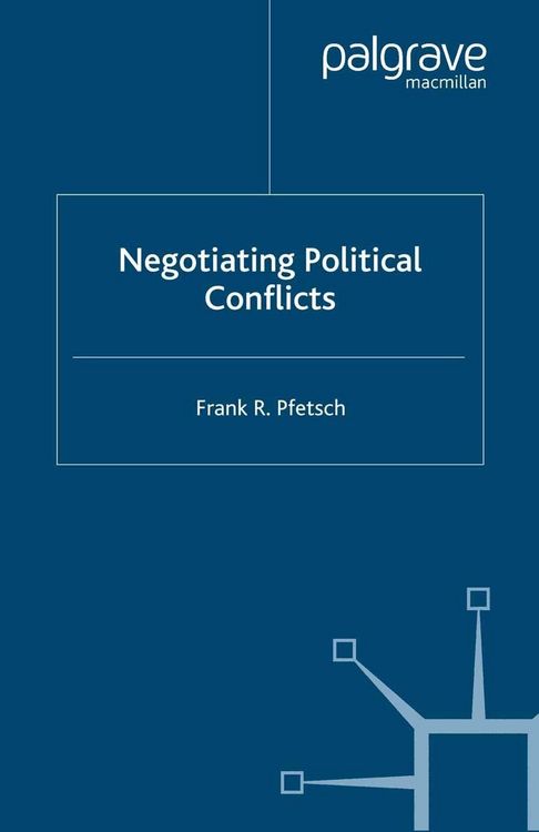 Produktbild: Negotiating Political Conflicts