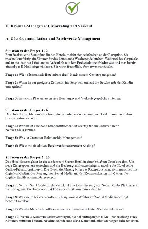 Produktbild: Top-Pr&uuml;fung Hotelfachfrau / Hotelfachmann