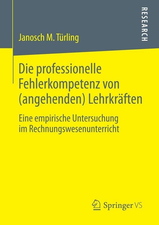 Produktbild: Die professionelle Fehlerkompetenz von (angehenden) Lehrkr&auml;ften