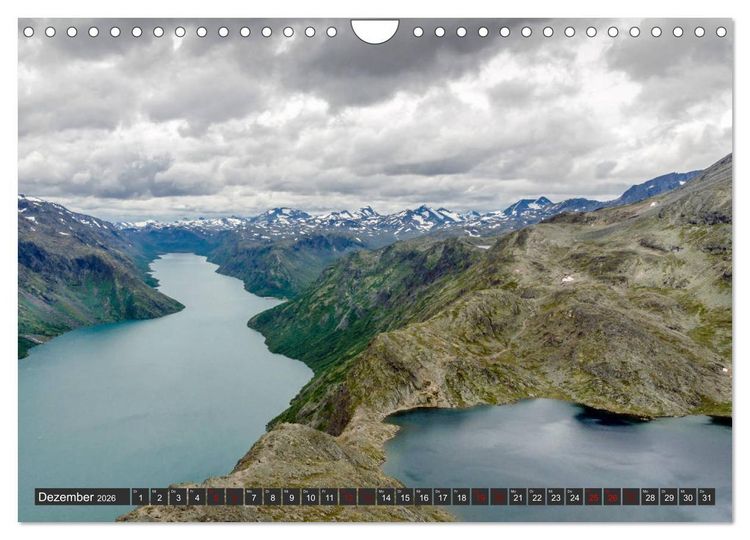 Produktbild: Norwegen, Oppland (Wandkalender 2026 DIN A4 quer), CALVENDO Monatskalender