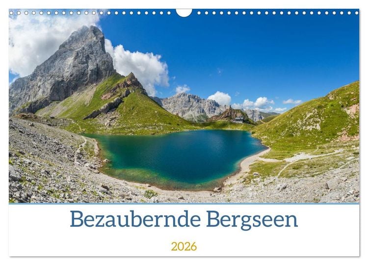Produktbild: Bezaubernde Bergseen (Wandkalender 2026 DIN A3 quer), CALVENDO Monatskalender
