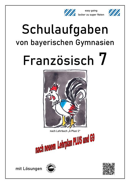 Produktbild: Franz&ouml;sisch 7 (nach &Agrave; Plus! 2) Schulaufgaben von bayerischen Gymnasien mit L&ouml;sungen G9 / LehrplanPLUS