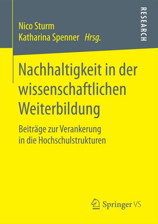 Produktbild: Nachhaltigkeit in der wissenschaftlichen Weiterbildung