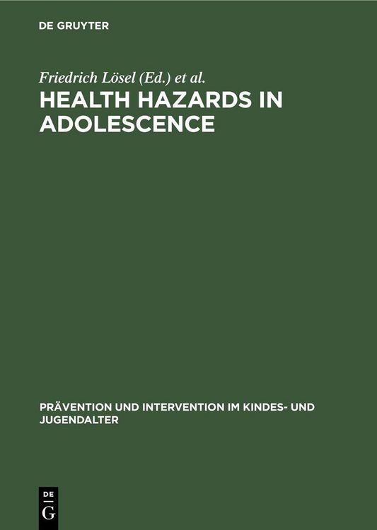 Produktbild: Health Hazards in Adolescence