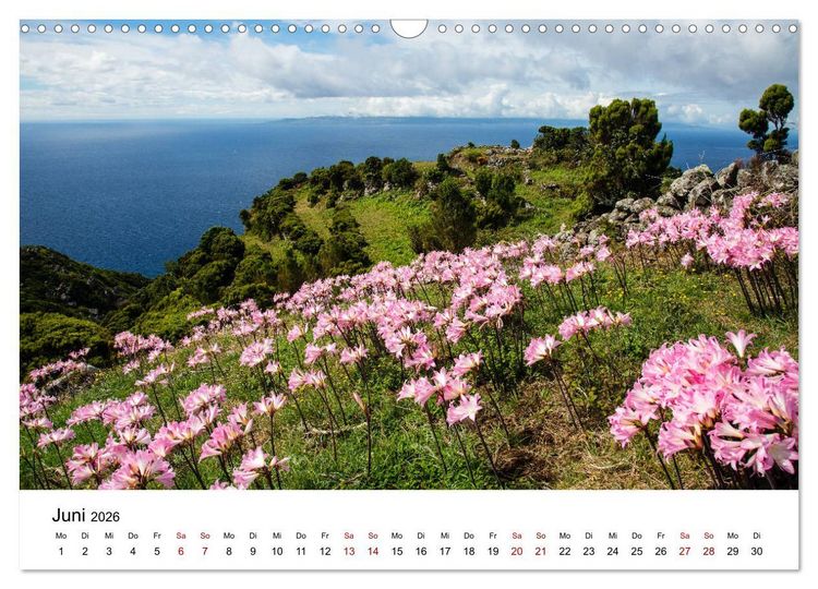 Produktbild: Azoren - Inseln im Atlantik (Wandkalender 2026 DIN A3 quer), CALVENDO Monatskalender