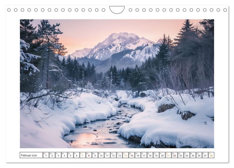 Produktbild: Im Reich der Berge (Wandkalender 2026 DIN A4 quer), CALVENDO Monatskalender