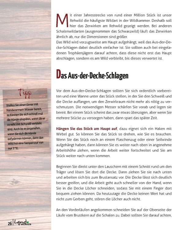 Wildverwertung praktisch: Wildbret schnell und erfolgfreich vermarkten