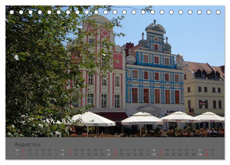Produktbild: Altst&auml;dte in Polen (Tischkalender 2026 DIN A5 quer), CALVENDO Monatskalender