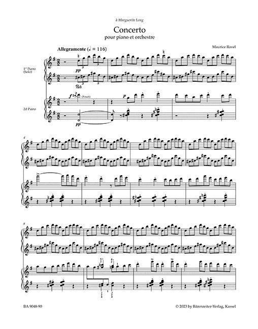 Produktbild: Concerto f&uuml;r Klavier und Orchester G-Dur
