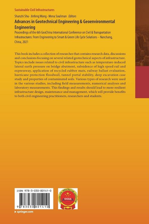 Produktbild: Advances in Geotechnical Engineering & Geoenvironmental Engineering