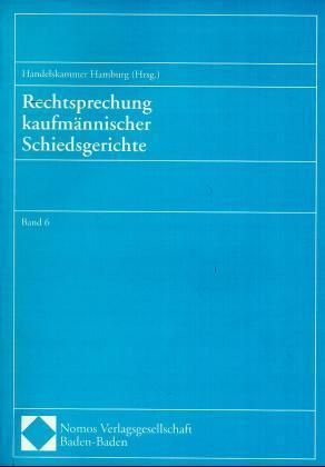 Produktbild: Rechtsprechung kaufm&auml;nnischer Schiedsgerichte